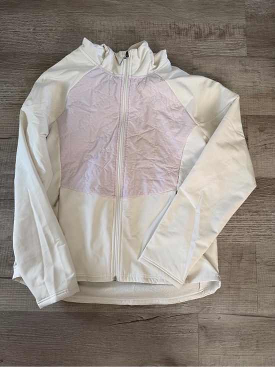 Under Armour Jackets & Blazers - Under Armour Women’s White & Light purple -Zip Jacket